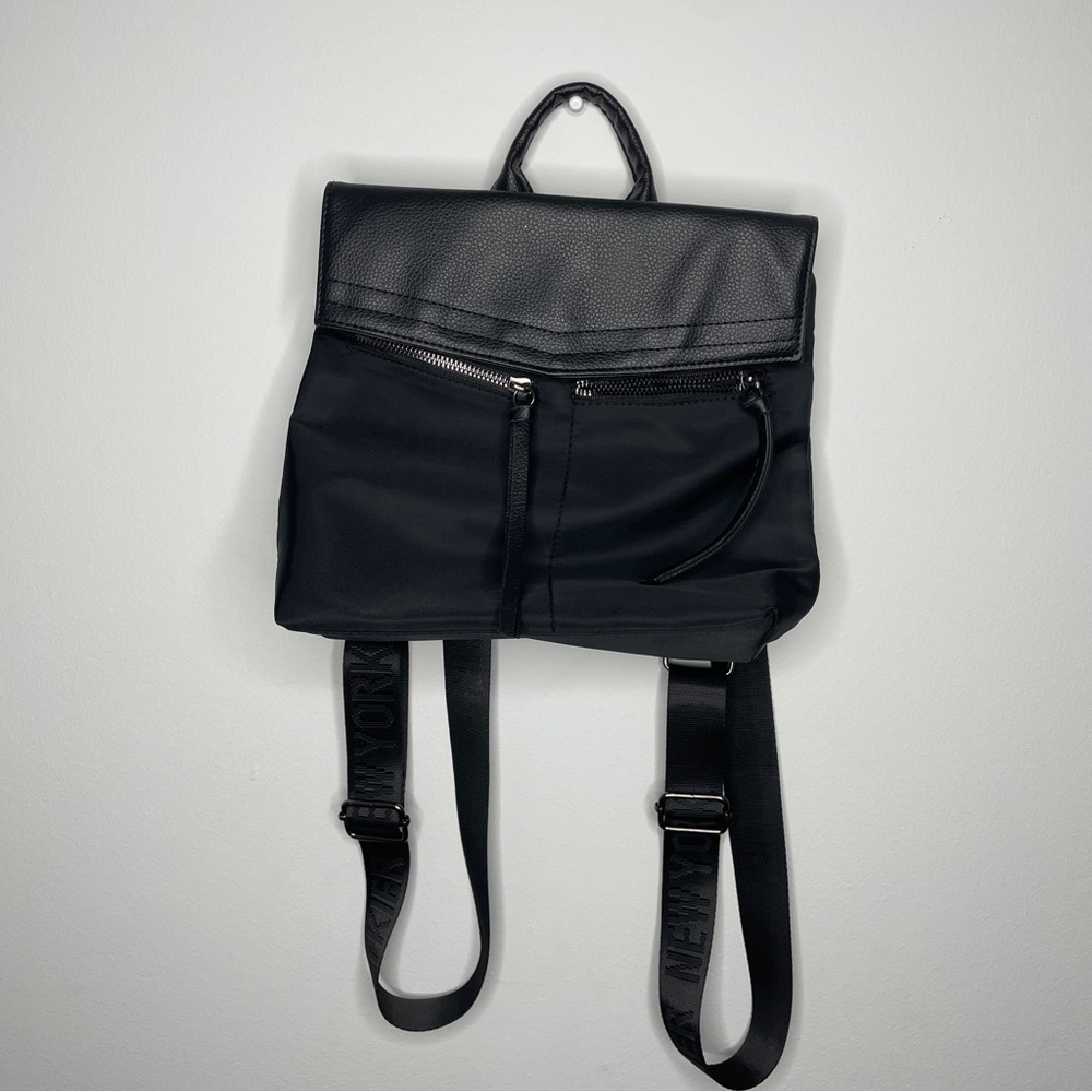 Botkier New York Trigger Mini Backpack Nylon Black